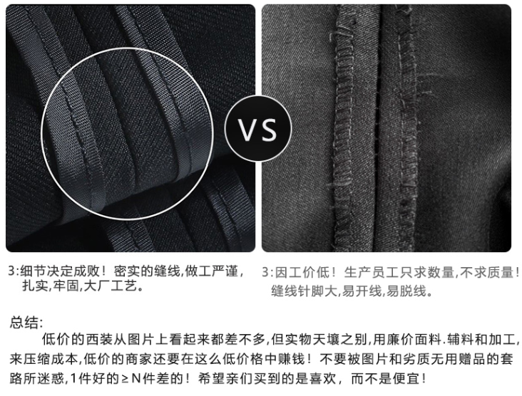 西裝定制廠家 定制西裝面料對比展示